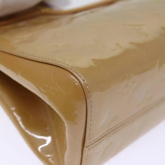 LOUIS VUITTON Monogram Vernis Roxbury Drive Hand Bag Noisette M91372 Auth 74252 - Picture 9 of 15